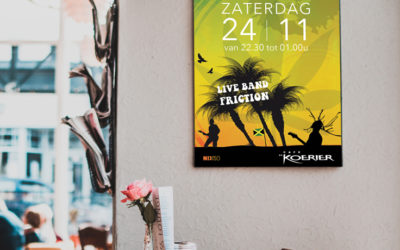 Ontwerp poster Café de Koerier